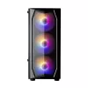 Zalman N4 Rev.1 Mid-Tower ATX skriňa so 6 ARGB ventilátormi, tvrdené sklo, čierna