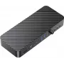 ORICO DKA22-V1-EU-BK-EP USB-C 10Gbps DisplayLink dokovacia stanica so 4x 4K@60Hz displejmi a 60W Power Delivery