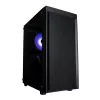 Zalman T3 PLUS mATX Mini-Tower PC skriňa, čierna, akrylové okno, 2 ventilátory