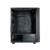 Zalman T3 PLUS mATX Mini-Tower PC skriňa, čierna, akrylové okno, 2 ventilátory