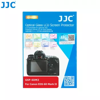JJC tvrdené sklo ochranná fólia displeja 9H pre Canon EOS 6D Mark II LCD (GSP-6DM2)