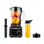 TESLA CrunchX Power NF650 stolný mixér 1500 W sklenená nádoba 1,5 L s 600 ml fľašou čierna/strieborná