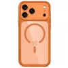 Tech-Protect MagPeak MagSafe CC puzdro pre iPhone 17 Pro Max / 18 Pro Max - Cosmic Orange/transparentná