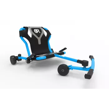 EzyRoller Drifter Pro X nohami poháňaný drift gokart pre deti od 10 rokov - modrý