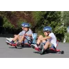 EzyRoller Drifter Pro X nohami poháňaný drift gokart pre deti od 10 rokov - modrý