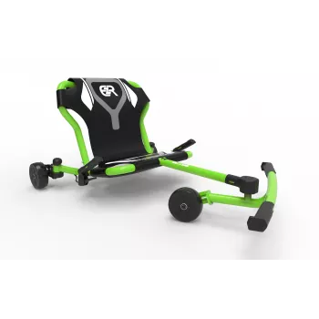 EzyRoller Drifter Pro X nohami poháňaný drift gokart pre deti od 10 rokov - zelený