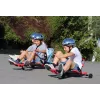 EzyRoller Drifter Pro X nohami poháňaný drift gokart pre deti od 10 rokov - zelený