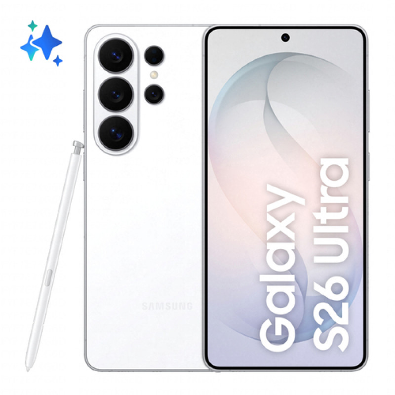 Samsung Galaxy S26 Ultra, 17,5 cm (6,9 palca), 12 GB, 256 GB, 200 MP, Android 16.0, biela