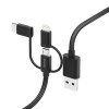 Hama 00201536, 1,5 m, USB A, USB C, USB 2.0, 480 Mbit/s, čierna
