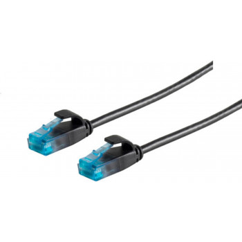 S/CONN maximum connectivity S-Conn 08-22305 U/UTP (UTP) čierny 0,3m Cat6 sieťový kábel (08-22305) - Kábel - Sieť