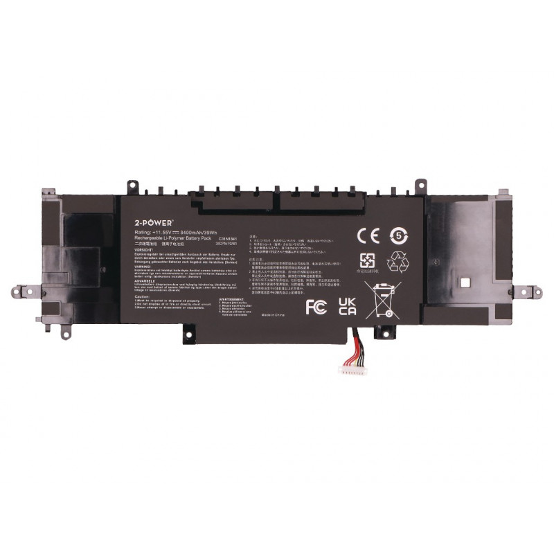 2-power hlavný akumulátorový pack - batéria - 3 400 mAh (2P-0B200-03420200)