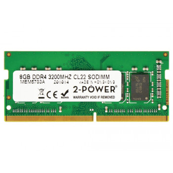 2-power 2P-01AG876 - 8 GB - 1 x 8 GB - DDR4 - 3200 MHz