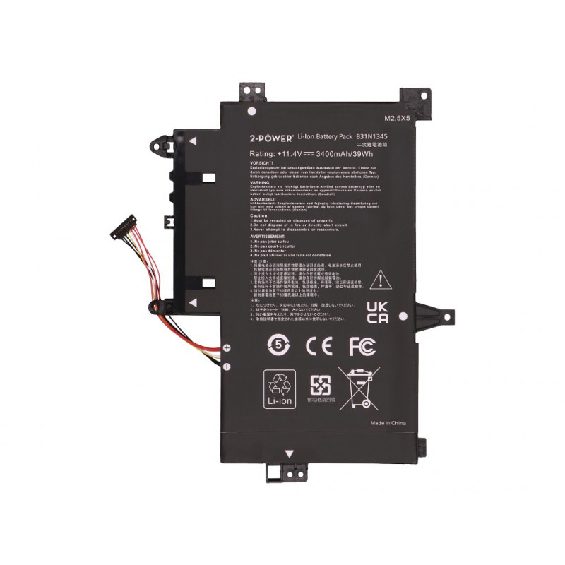 2-Power hlavná batéria pre Asus Transformer Book Flip TP500LA - batéria - 3 400 mAh (2P-0B200-00990100)