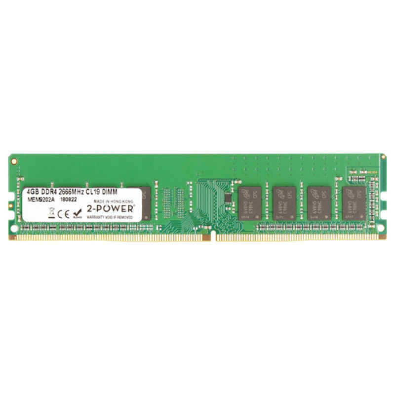 2-power 2P-01AG826 - 4 GB - 1 x 4 GB - DDR4 - 2666 MHz