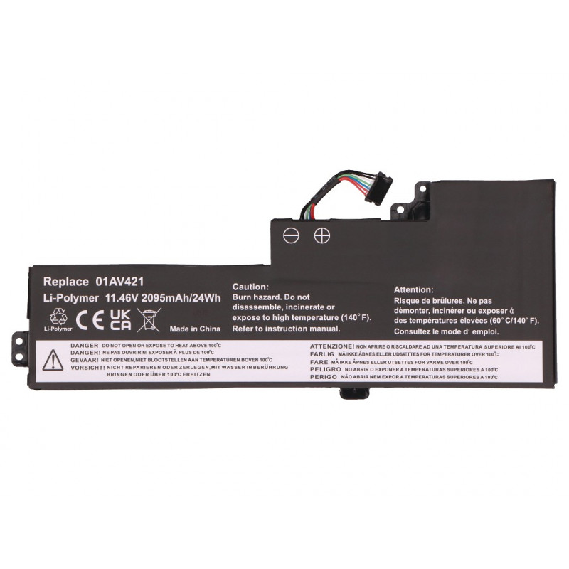 2-Power hlavná batéria Lenovo ThinkPad T470 - batéria - 2 095 mAh (2P-01AV421)