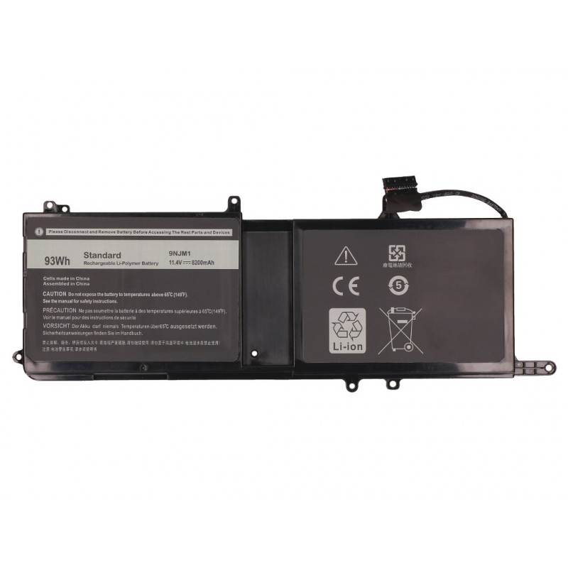2-Power hlavný akumulátorový blok Dell Alienware 15 R3 R4 17 R4 R5 - batéria - 93 mAh (2P-0HF250)