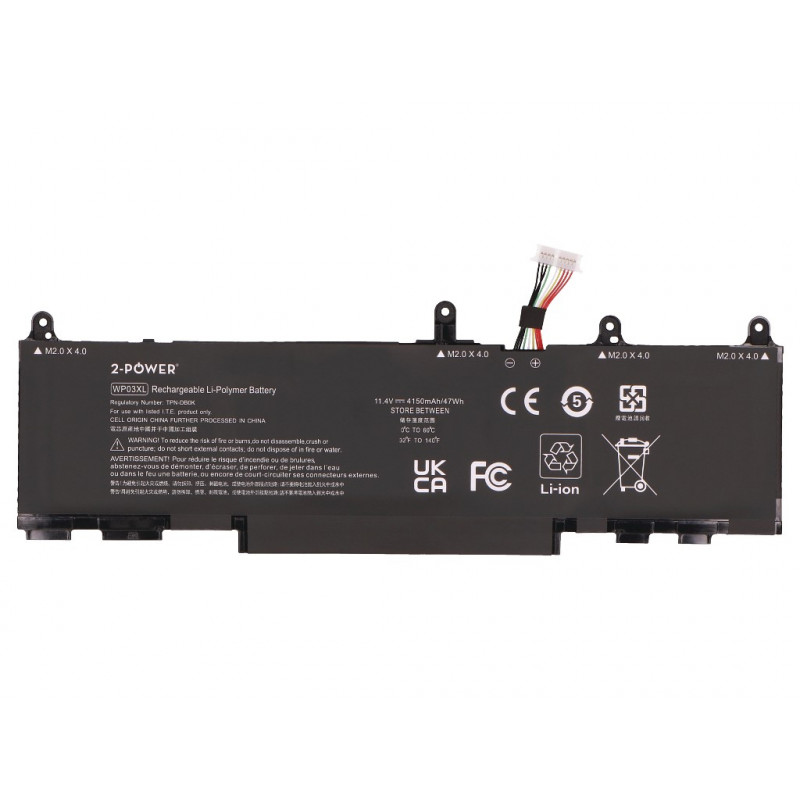 2-Power hlavná batéria HP Elitebook 830 G9 - batéria - 47 mAh