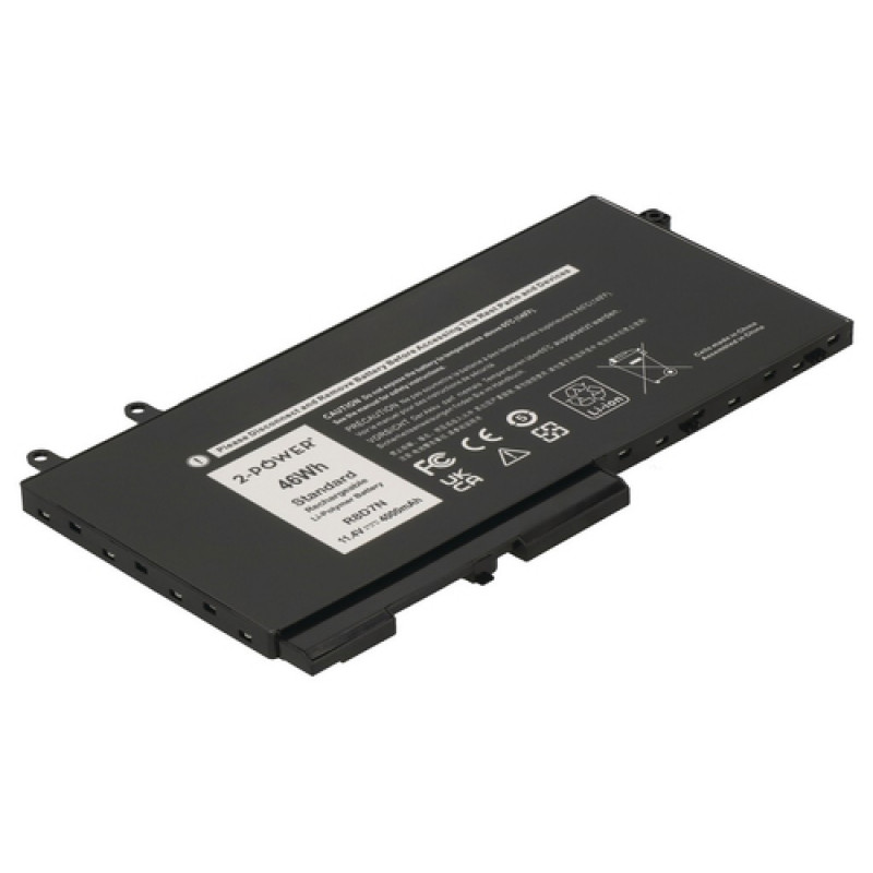 2-Power Dell Latitude 5400 hlavný akumulátorový balík - batéria - 46 mAh (2P-49HG8)
