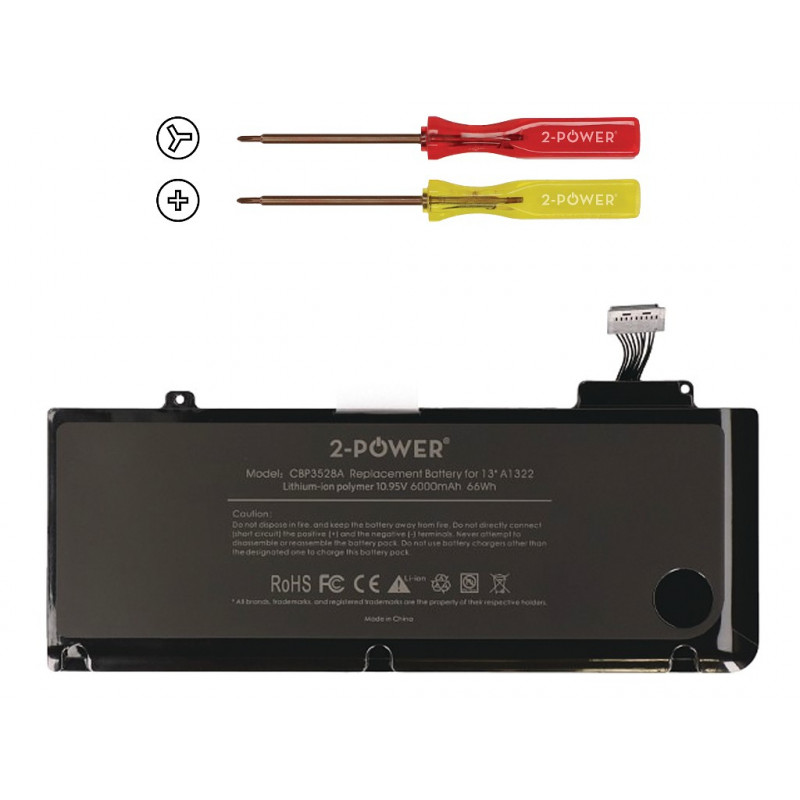 2-power 2P-A1322 - batéria - Apple MacBook Pro 13 A1278 - Mid 2009 (EMC2326)