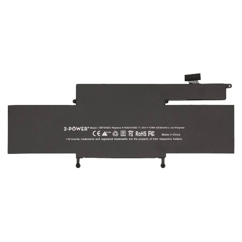 2-power 2P-A1493 - batéria - Apple MacBook Pro 13 A1502 Late 2013 (EMC2678) - Mid 2014 (EMC2875)