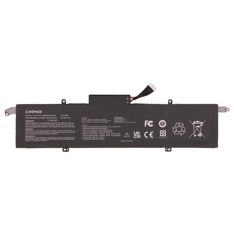 2-Power hlavný akumulátorový balík Asus ROG G14 GA401QEC - batéria - 56 mAh (2P-C41N1908)
