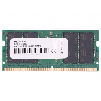 2-Power CL40 SoDIMM - 32 GB - DDR5 - 32 GB - DDR5