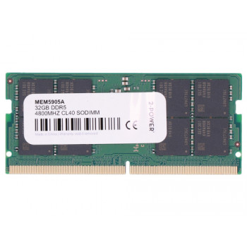 2-Power CL40 SoDIMM - 32 GB - DDR5 - 32 GB - DDR5
