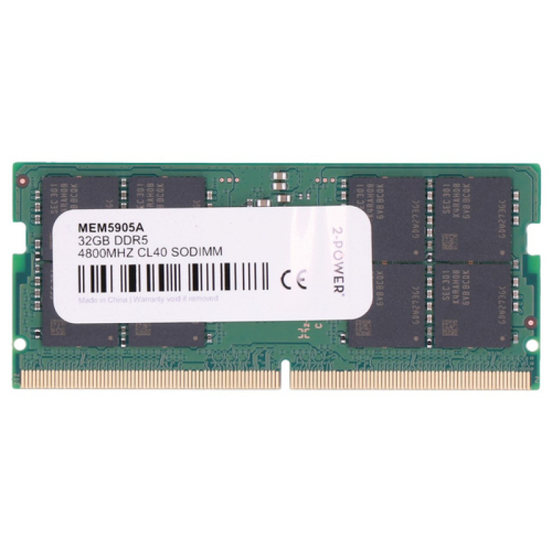 2-Power CL40 SoDIMM - 32 GB - DDR5 - 32 GB - DDR5