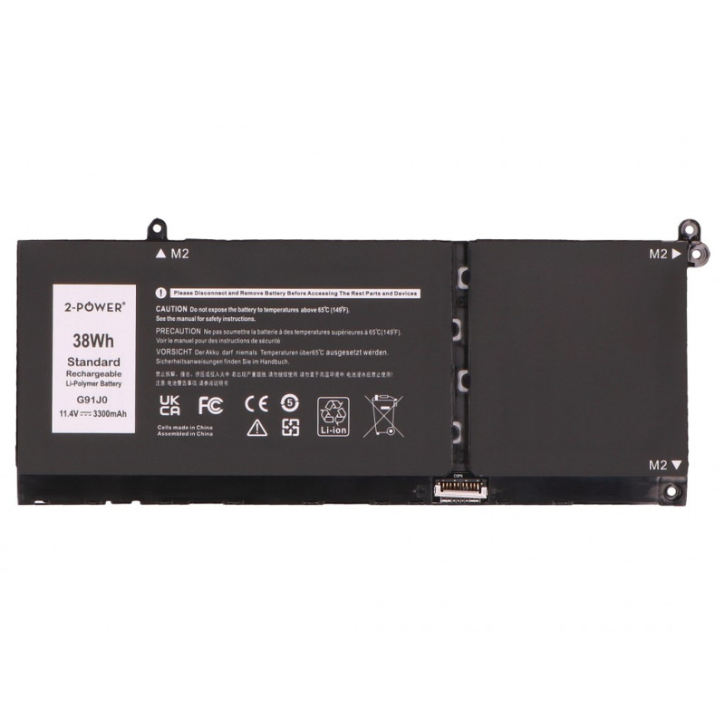 2-Power hlavný akumulátorový balík Dell Vostro 3511 3515 - batéria - 3 300 mAh (2P-G91J0)