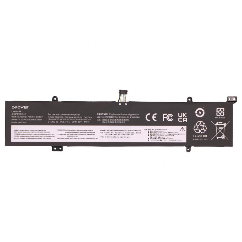 2-power hlavný akumulátor Lenovo YOGA C940-15IRH - batéria - 53 mAh (2P-L18D4PF1)