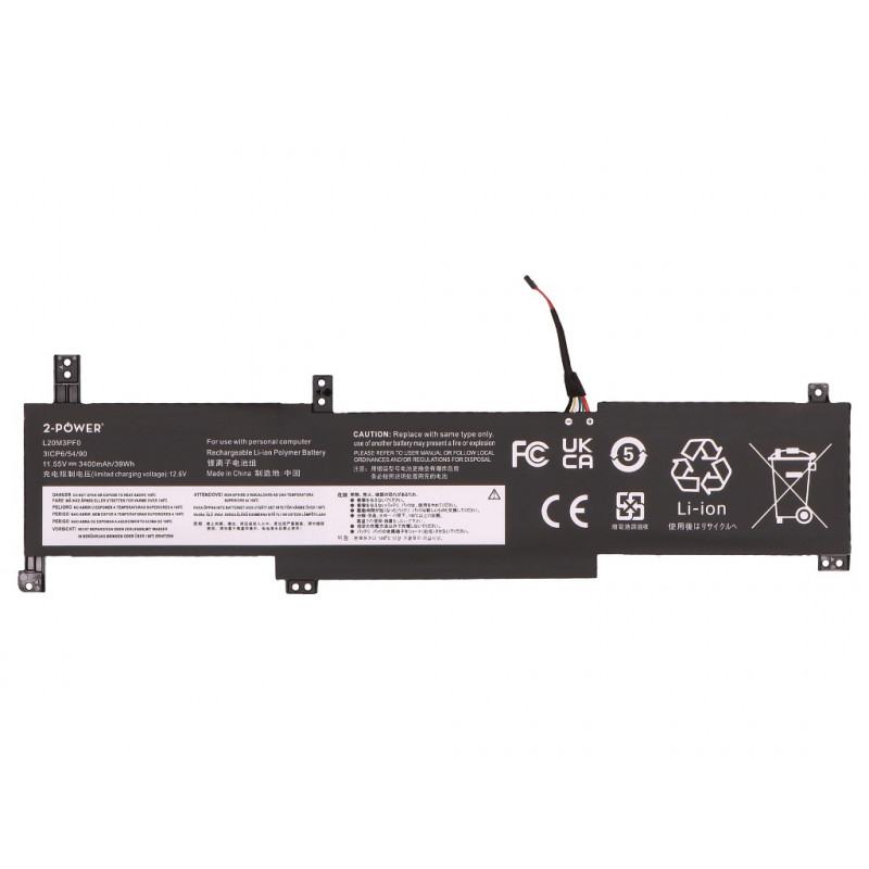 2-power hlavná batéria Lenovo IdeaPad 1-14JIL7 82LV - batéria - 3 400 mAh (2P-L21M3PF1)
