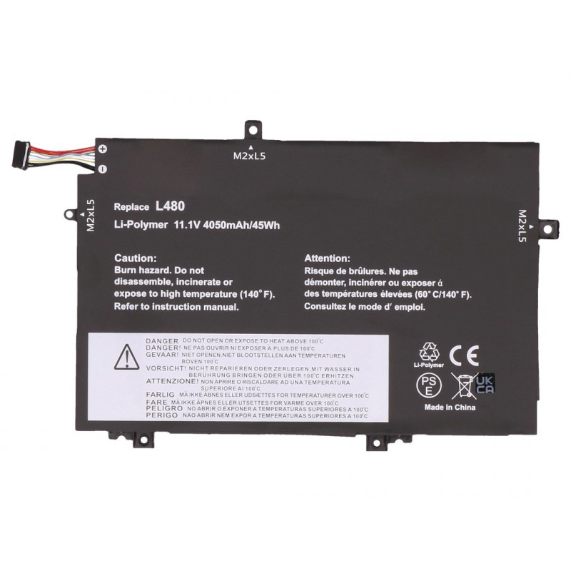 2-power hlavná batéria Lenovo ThinkPad L480 20LS - batéria - 50 mAh (2P-SB10T83139)