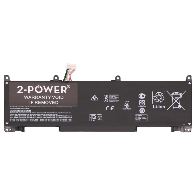 2-POWER hlavný akumulátor 11,4 V 3950 mAh