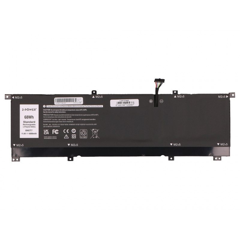 2-Power hlavná batéria Dell XPS 15 9575 2-in-1 - batéria - 68 Wh (2P-TMFYT)