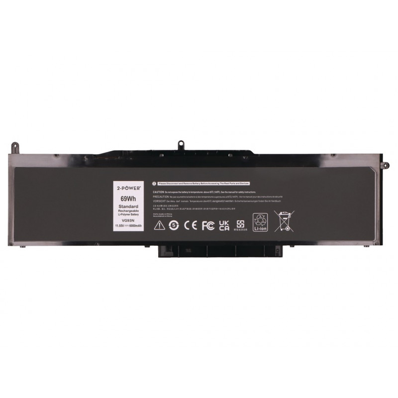 2-Power hlavný akumulátor Dell Precision 3520 - batéria - 69 mAh (2P-WFWKK)