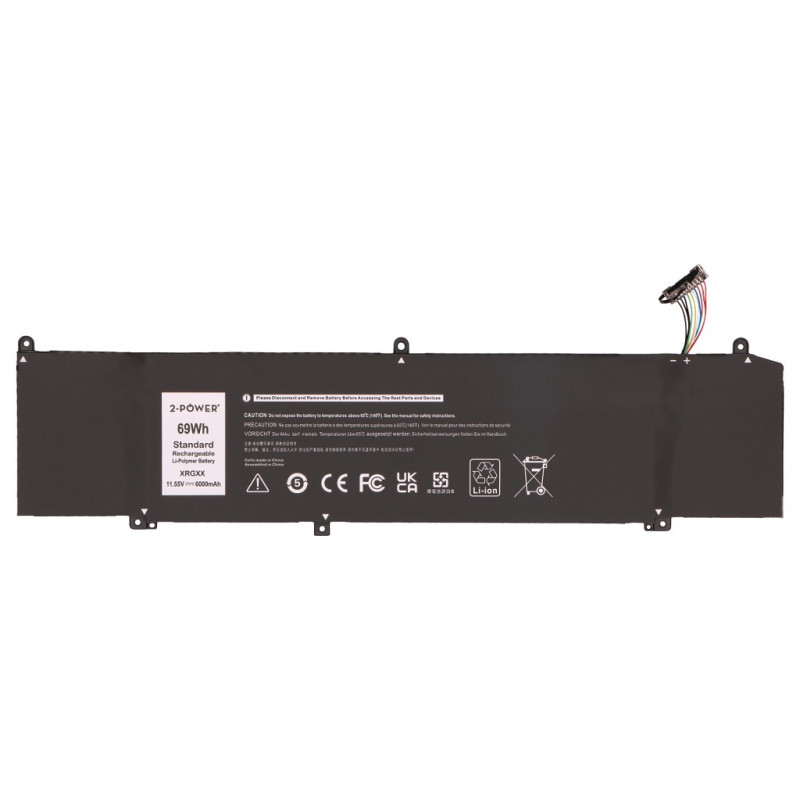 2-Power Dell Alienware M15 hlavný batériový balík - batéria - 69 mAh (2P-XRGXX)