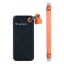 Verbatim 32418 Pocket SSD, 256 GB, USB Type-C, USB 3.2 Gen 2, 1000 MB/s, čierna/oranžová