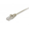 Equip patch kábel Cat6A U/UTP 2xRJ45 1,50m béžový LSZH polytaška