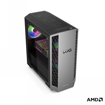 LENOVO LOQ TOWER RYZEN 9 8945HX/32GB/1TB SSD/AMD RADEON RX9070 XT 16GB/2X 120MM PREDNÝ SYSTÉMOVÝ VENTILÁTOR S ARGB OSVETLENÍM + 120MM ZADNÝ SYSTÉMOVÝ VENTILÁTOR S ARGB OSVETLENÍM/W11H (LUNA GREY/ECLIPSE BLACK)