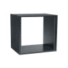 Vaddio Middle Atlantic BRK12 - skriňa - čierna - 12U - 48,3 cm (19 palcov)