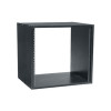 Vaddio Middle Atlantic BRK12 - skriňa - čierna - 12U - 48,3 cm (19 palcov)