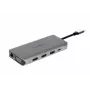 ALLNET PSUC0216 - USB 3.2 Gen 1 (3.1 Gen 1) Type-C - 3,5 mm - HDMI - RJ-45 - USB 2.0 - USB 3.2 Gen 1 (3.1 Gen 1) Type-A - USB 3.2 Gen 1 (3.1 Gen 1) Type-C - VGA - 3840 x 2160 pixelov - MicroSD (TransFlash) - SD - sivá - 100 W