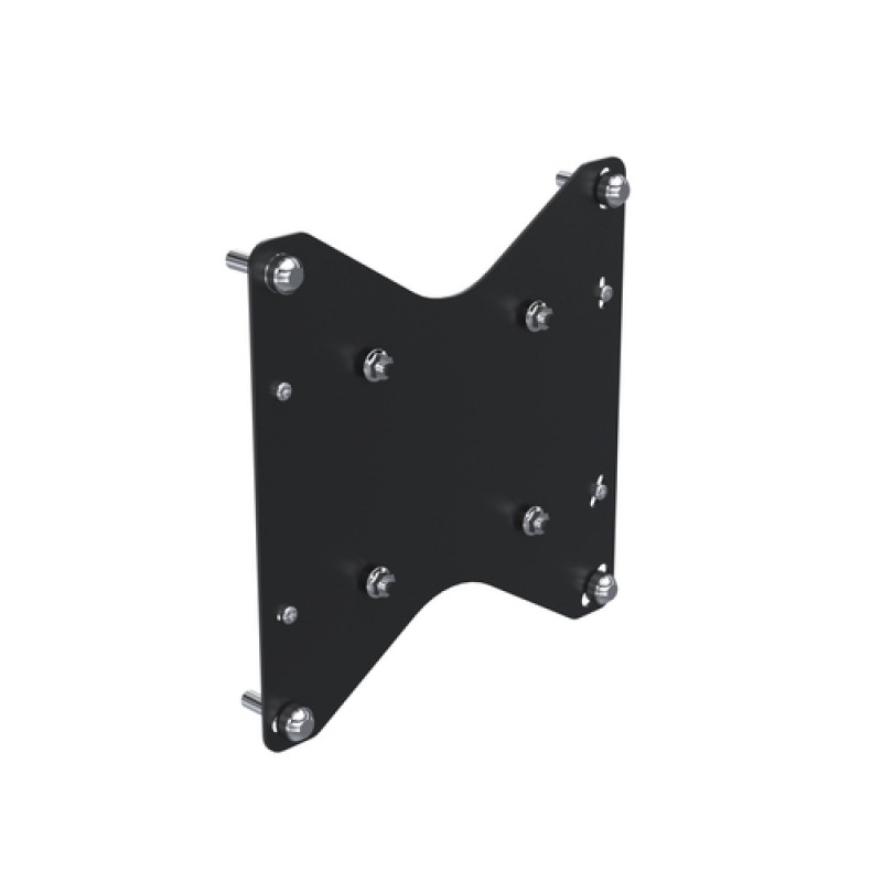 Ergonomic Solutions Hook & Rail VESA 100 na 200 adaptér - čierna
