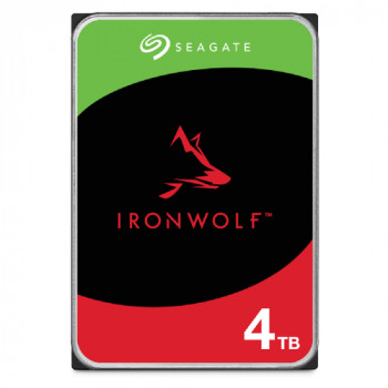 Bundle SEAGATE NAS HDD 4x4TB IronWolf 5400rpm 6Gb/s SATA 256MB Cache 3,5 palca 24x7 CMR pre NAS a RAID rackové systémy čierna
