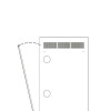 Middle Atlantic Products Middle Atlantic WR Series WR-RAP-24 - panel do racku - zadný - čierna - 24U - 48,3 cm (19