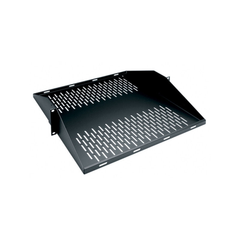Vaddio Middle Atlantic - rack - polica - čierna - 2U - 48,3 cm (19 palcov)