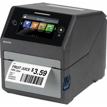 SATO CT412LX TT305 - USB&LAN - EU/UK - priama termotlač/termotransfer - POS tlačiareň - 305 x 305 DPI - 6 ips - 0,08 - 0,19 µm - 12,8 cm