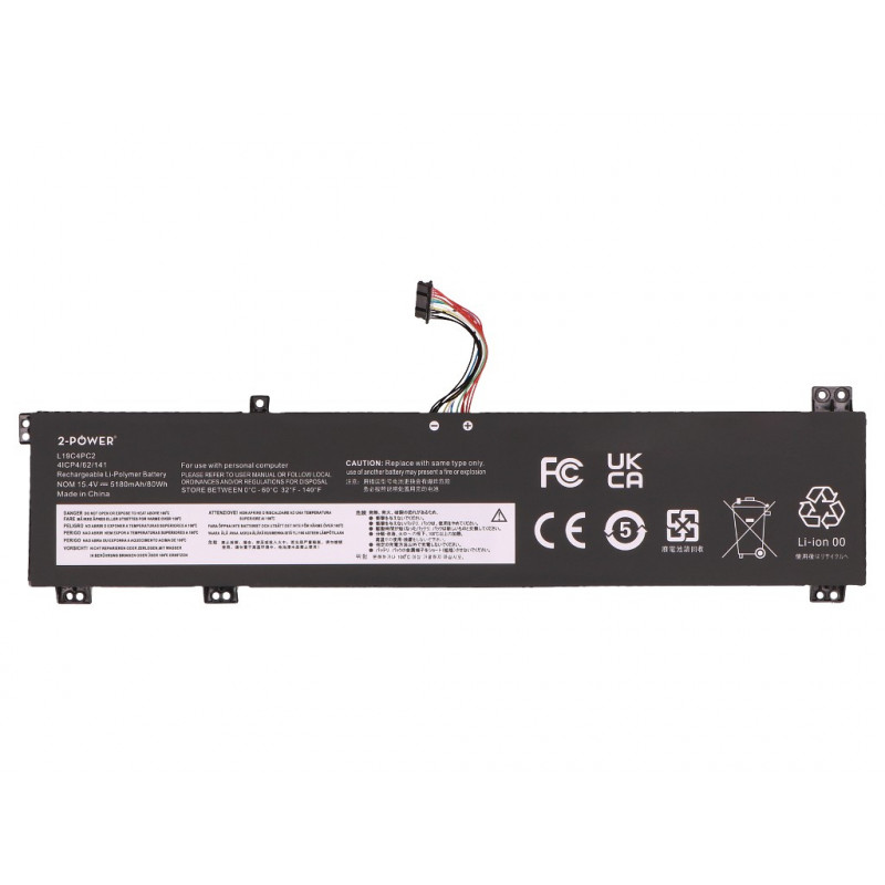 2-POWER hlavný akumulátor Lenovo Legion 5-15IMH05H 81Y6 - batéria - 80 mAh (2P-L19M4PC2)