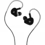 Sharkoon Stealthbite IEM In-Ear herný headset s odnímateľným mikrofónom na ramene, USB-C/USB-A/3,5 mm, čierny