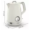 Tefal Soleil KO355AE0 Elektrická kanvica 1,7 l 2400 W biela